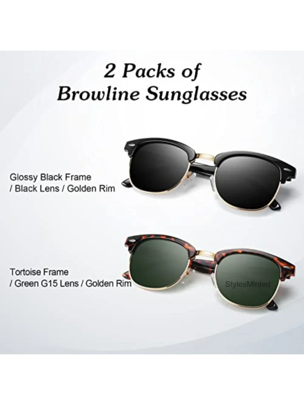 Unisex Semi Rimless Retro Shades UV400 Protection